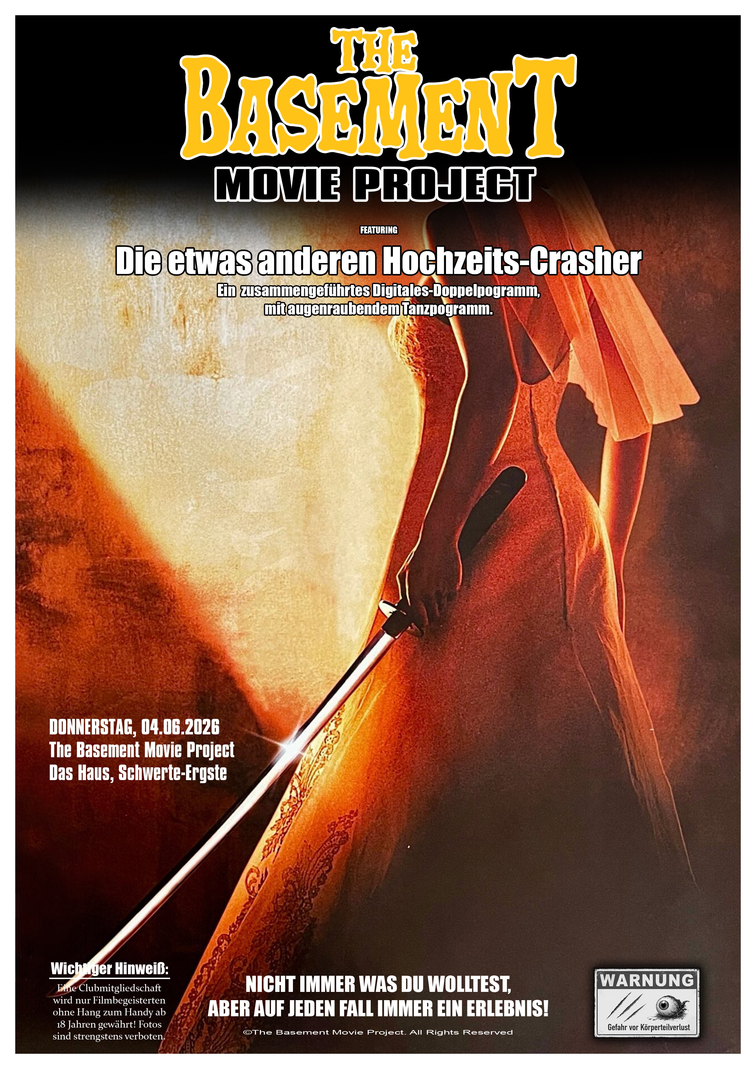 Plakat: Die etwas anderen Hochzeitscrasher